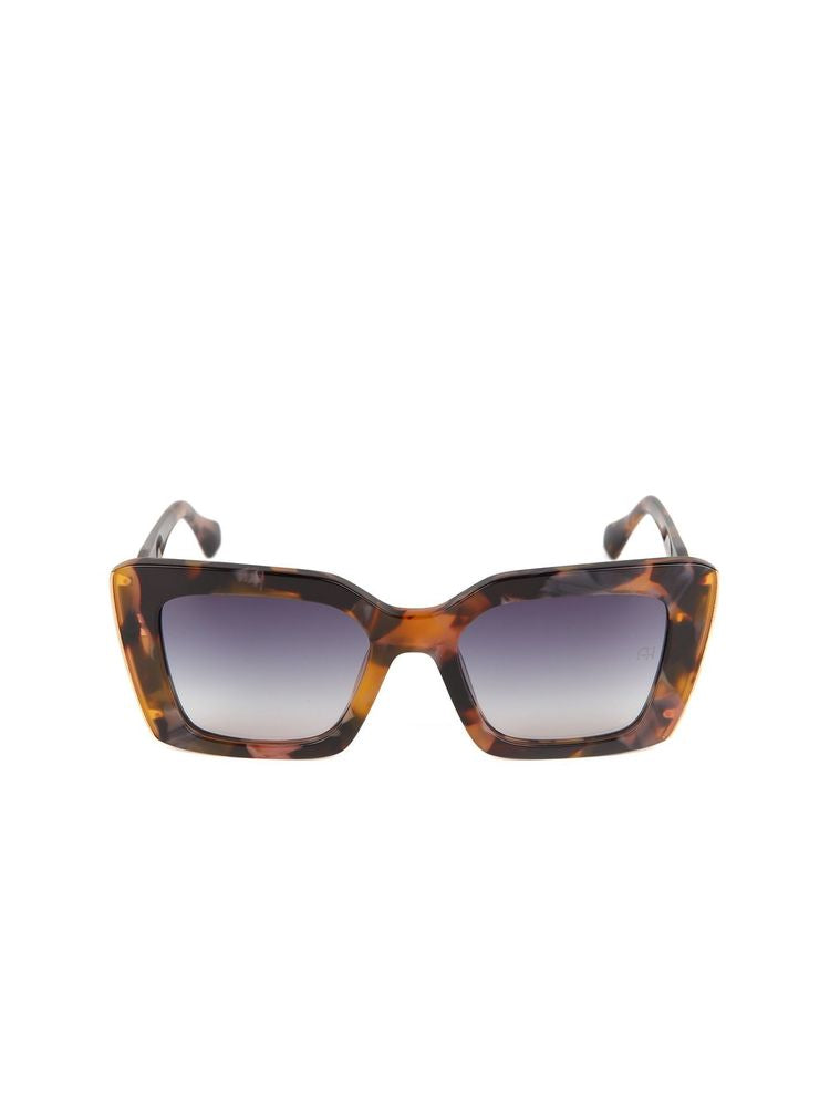 Ana Hickmann AH9515 Honey Tortoiseshell Acetate Sunglasses — Brown by Ana Hickmann
