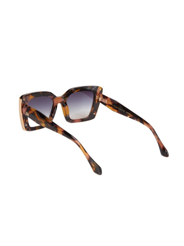 Ana Hickmann AH9515 Honey Tortoiseshell Acetate Sunglasses — Brown, view 2