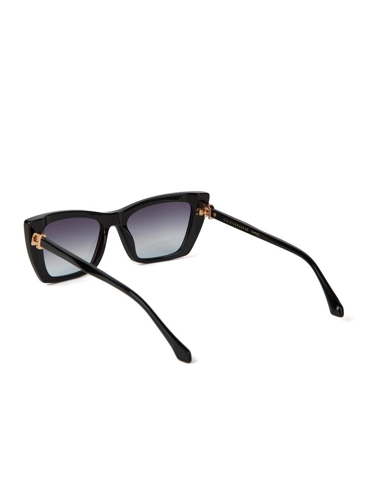 Ana Hickmann AH9517 Gradient Lens Sunglasses — Black by Ana Hickmann