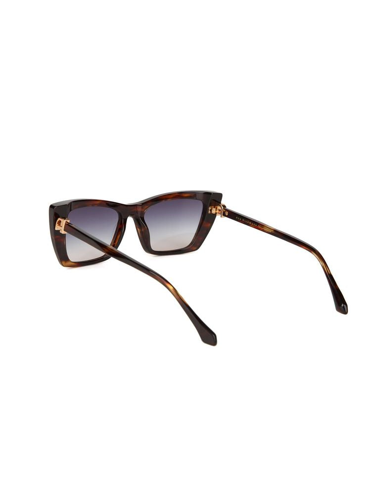 Ana Hickmann AH9517 Tortoise Acetate Cat-Eye Sunglasses — Tortoise, view 3