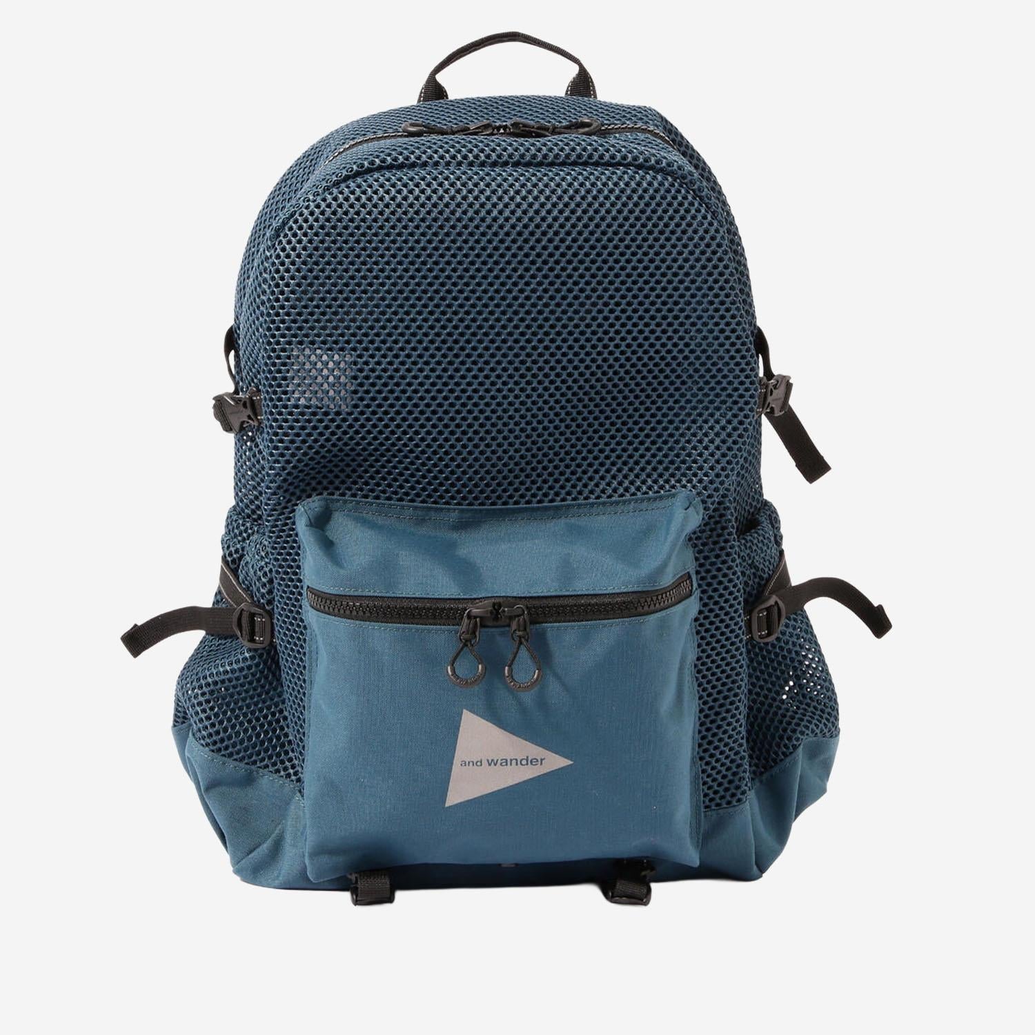 And Wander Mesh Panel Backpack — Blue, view 4