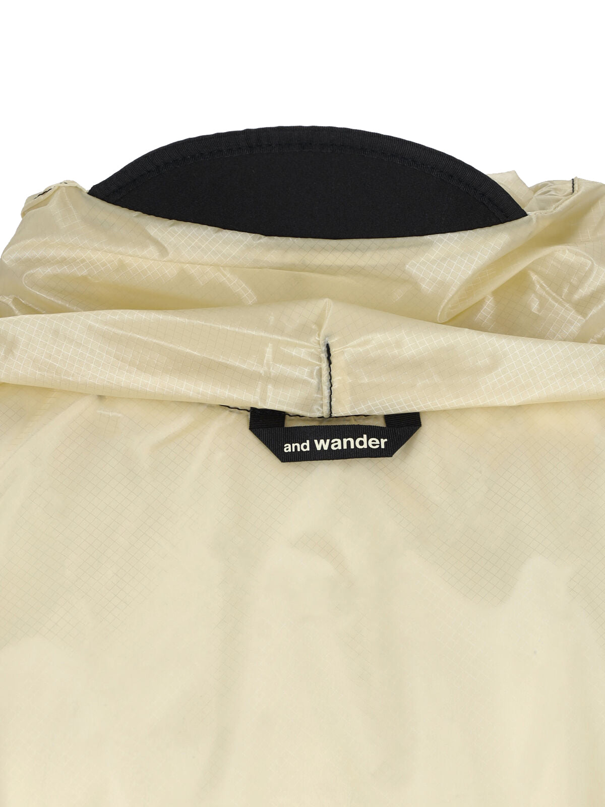And Wander Hooded Ripstop Nylon Cape — White, view 3