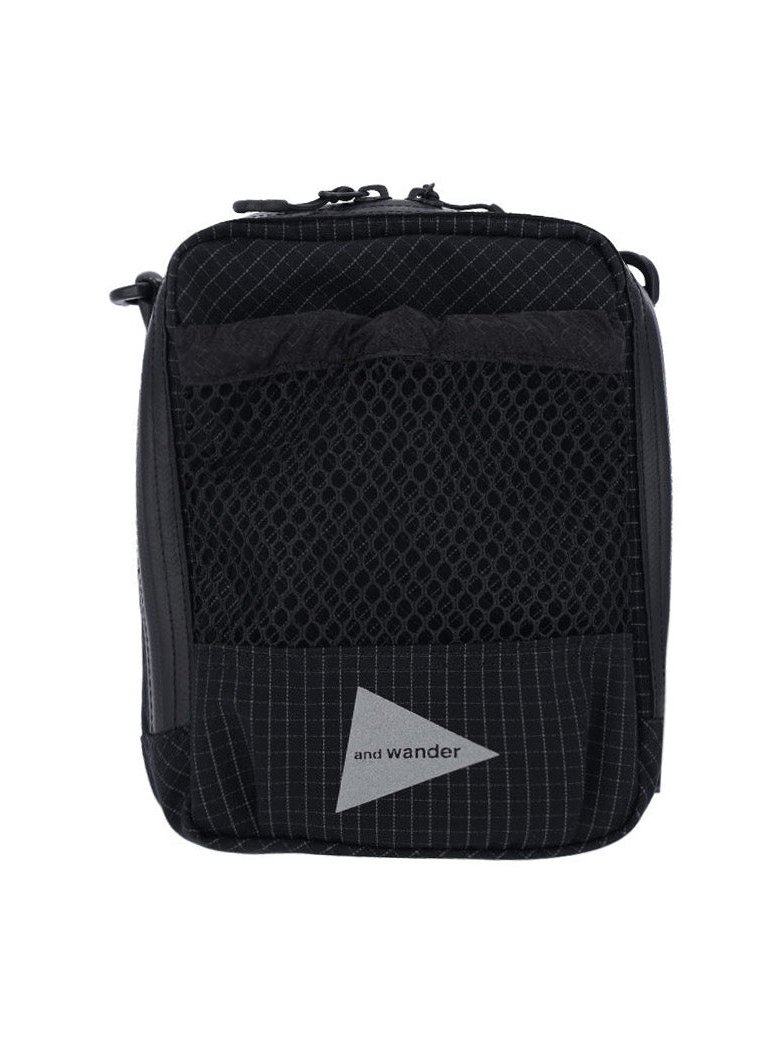 And Wander Ripstop Mesh Crossbody Bag — Black by And Wander
