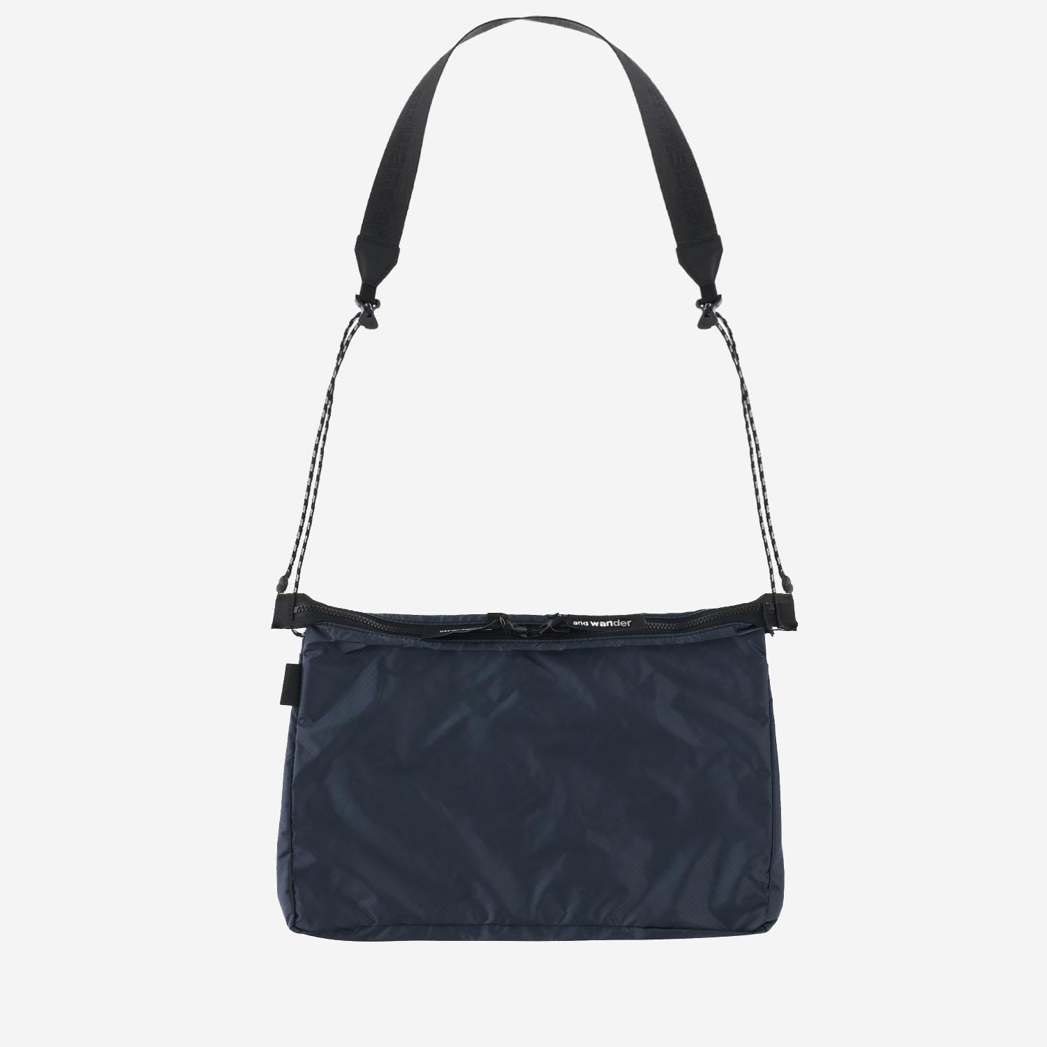 And Wander Technical Nylon Shoulder Bag — Navy by And Wander