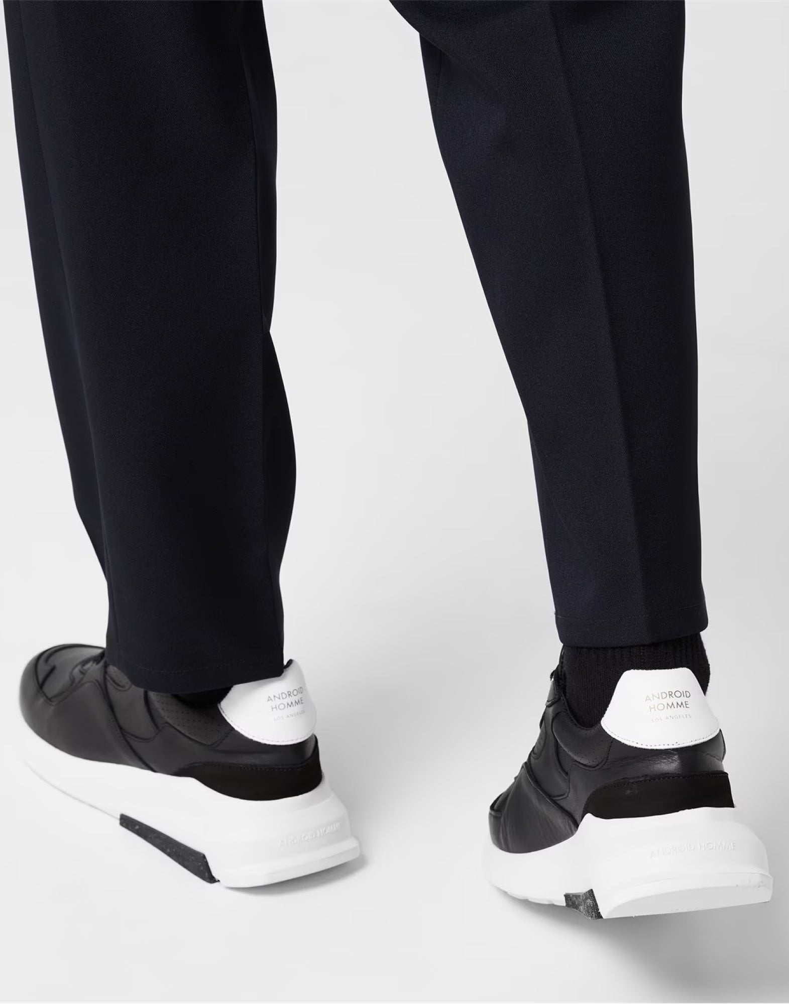 Android Homme Malibu Low Top Sneakers — Black, view 5