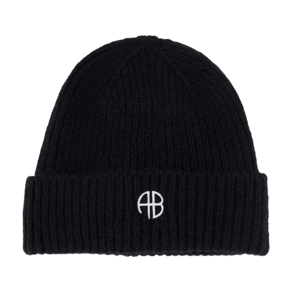 Anine Bing A-12-10511-BLK1 Beanie — Black, view 2