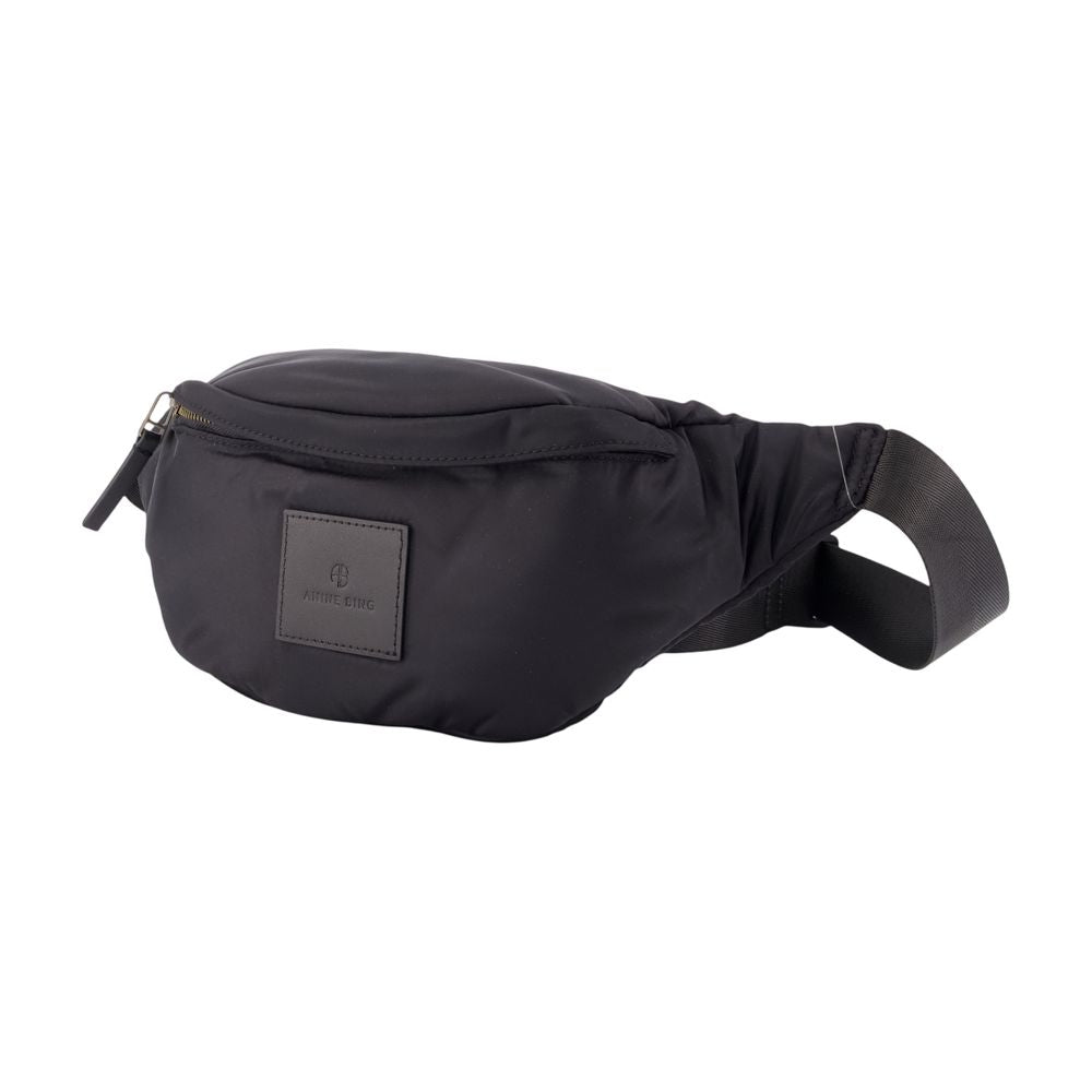 Anine Bing Leon Belt Bag — Black, view 2