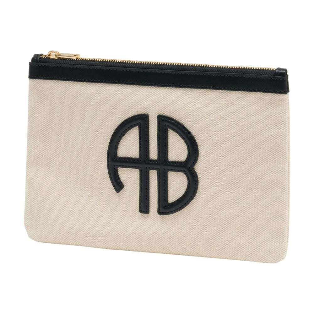 Anine Bing Lili Clutch — Beige, view 2