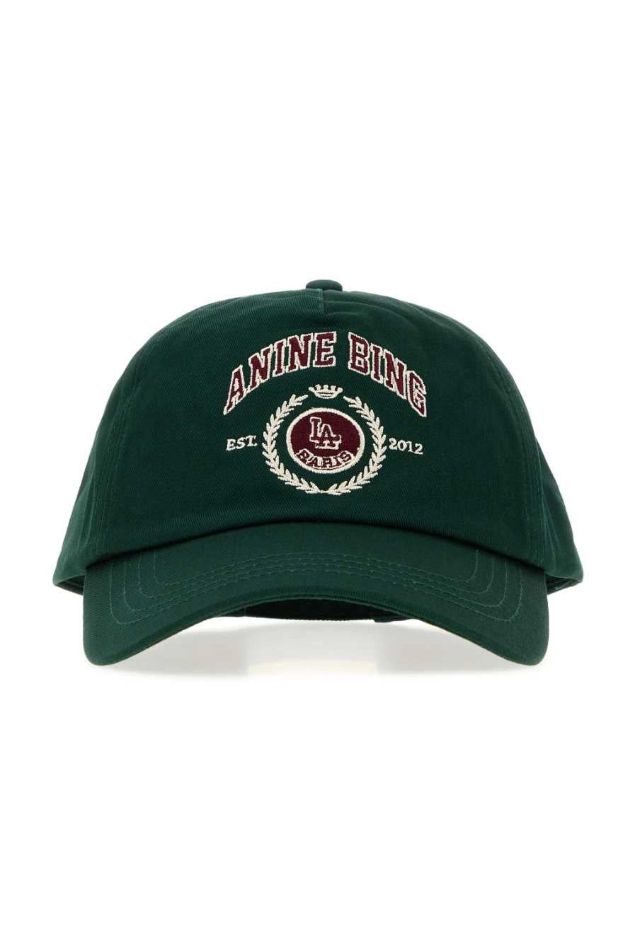 Anine Bing JEREMY Baseball Cap — Green by Anine Bing