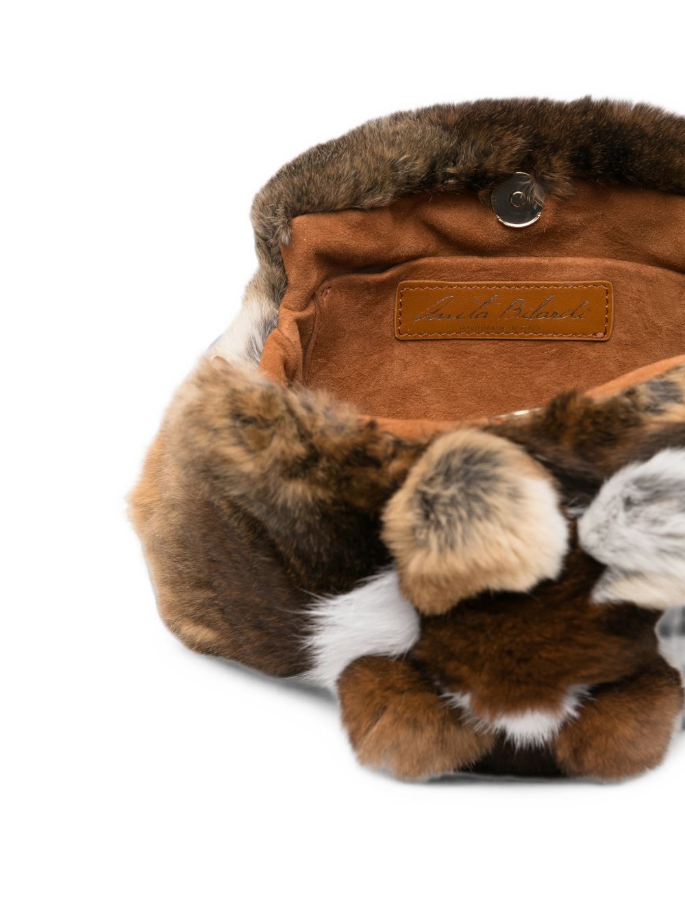 Anita Bilardi Scoiattolo Clutch — Brown, view 4