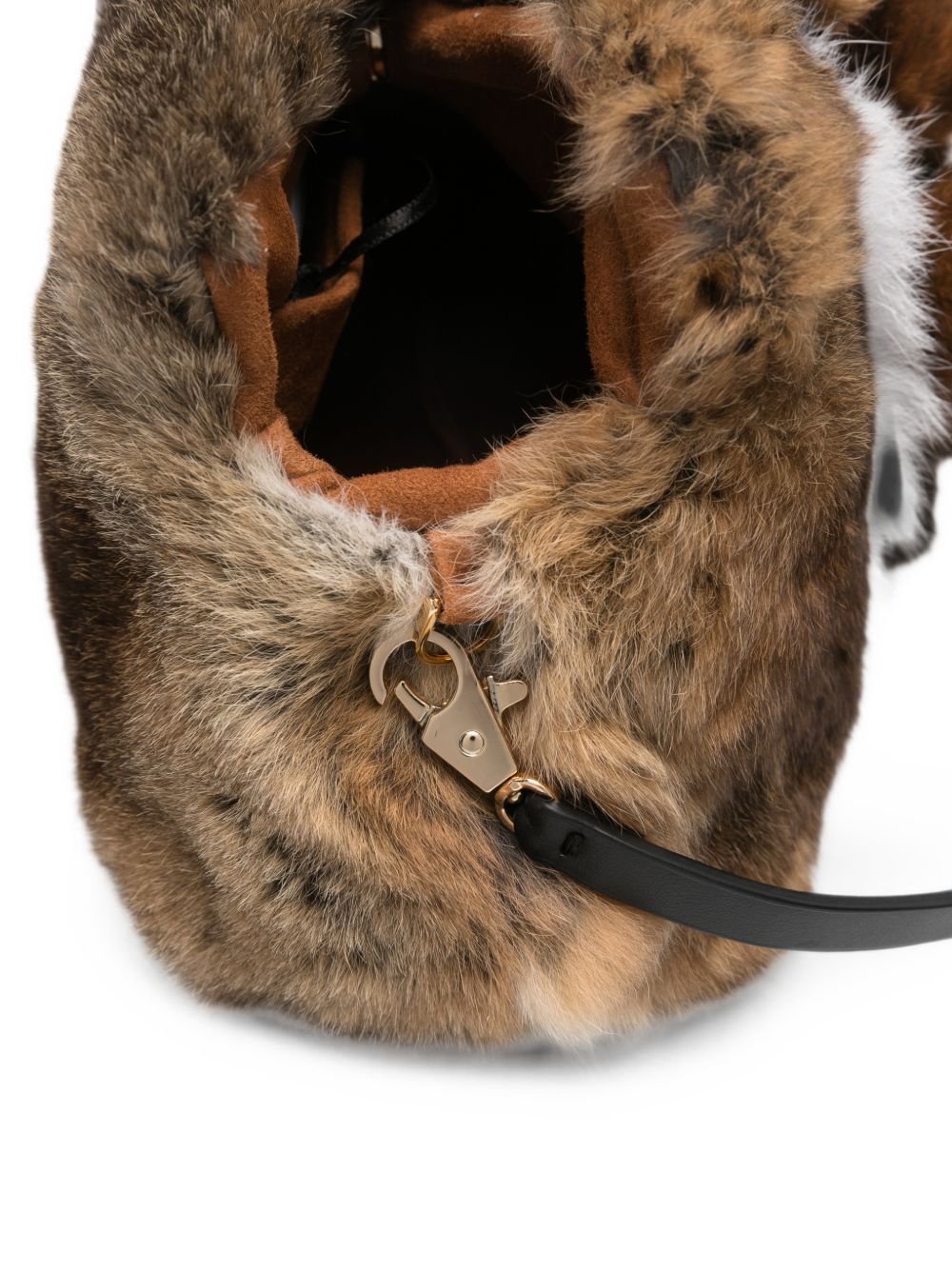 Anita Bilardi Scoiattolo Clutch — Brown, view 5