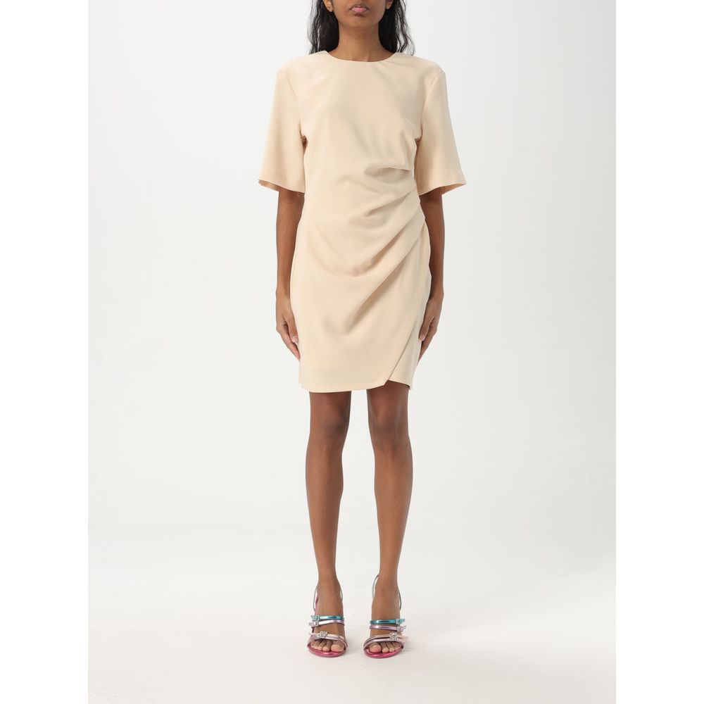 Aniye By Ruched Crepe Dress — Beige by Aniye By