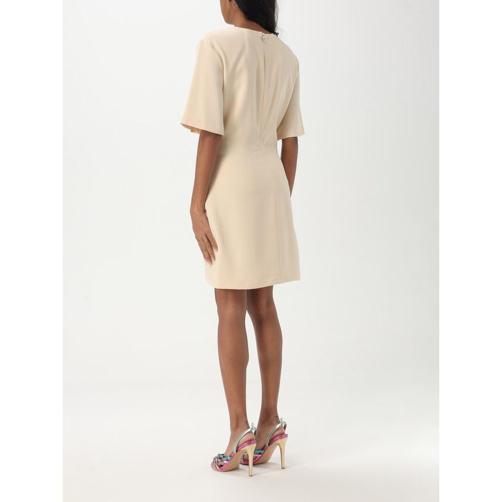 Aniye By Ruched Crepe Dress — Beige, view 2