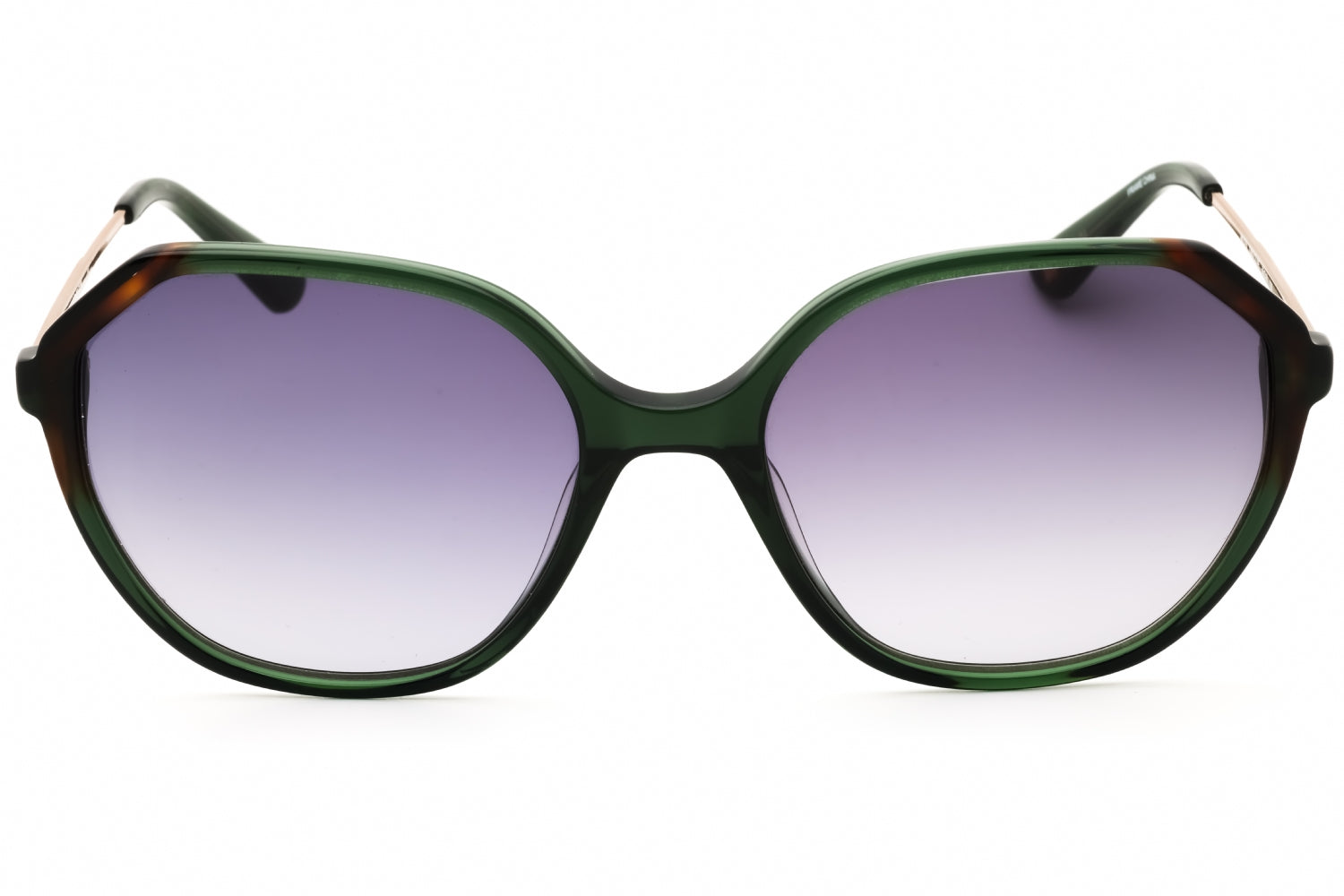 Anne Klein AK7075 Gradient Lens Sunglasses — Green, view 2