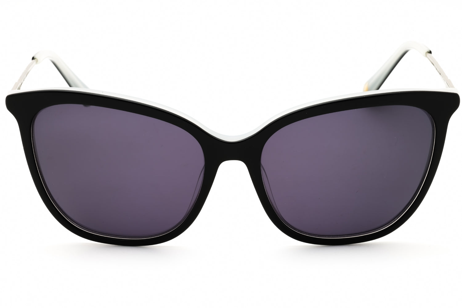 Anne Klein AK7083 Cat-Eye Acetate Sunglasses — Black, view 2