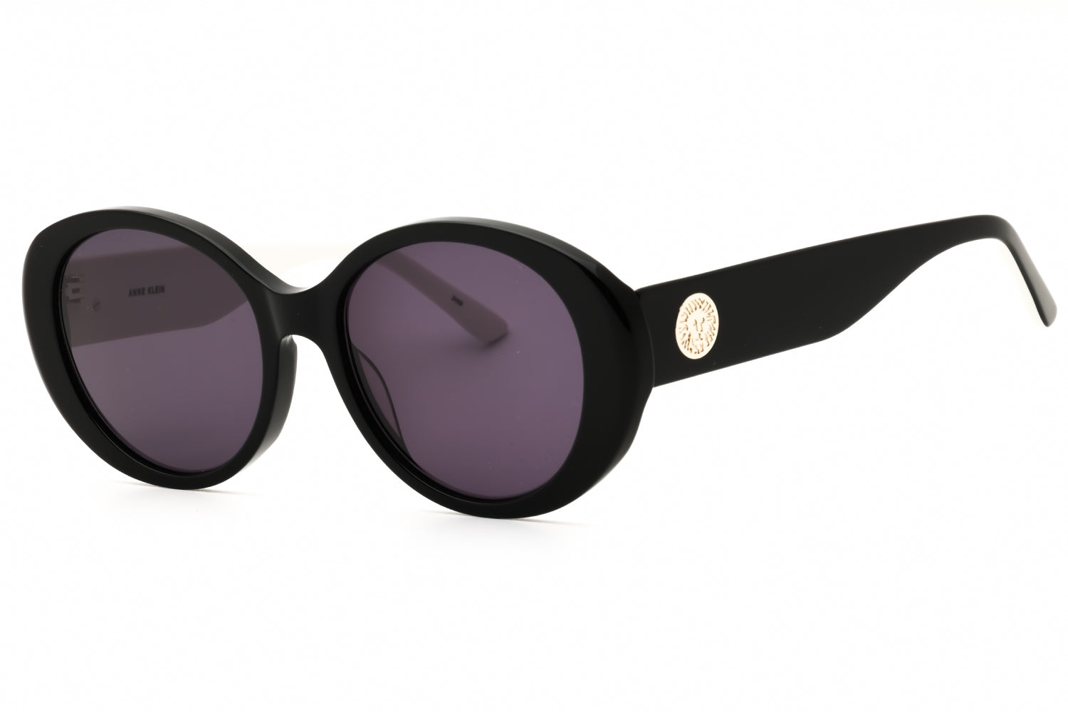Anne Klein AK7090 Oval Acetate Sunglasses — Blue by Anne Klein