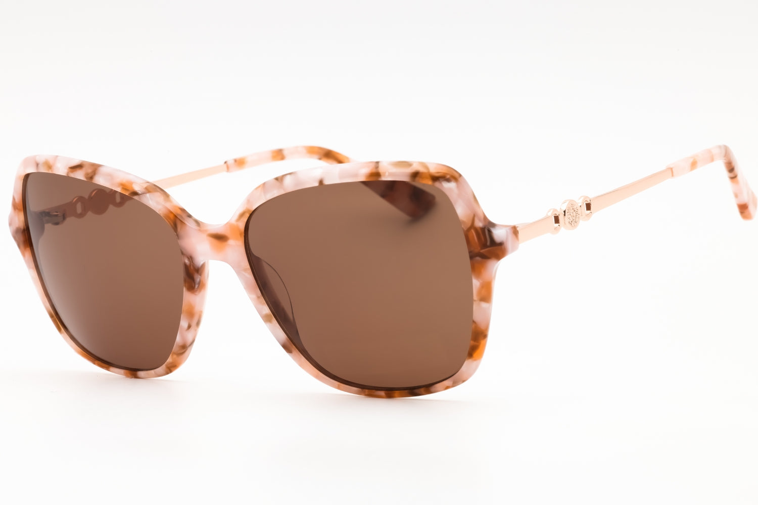 Anne Klein AK7093 Tortoiseshell Acetate Sunglasses — Olive by Anne Klein