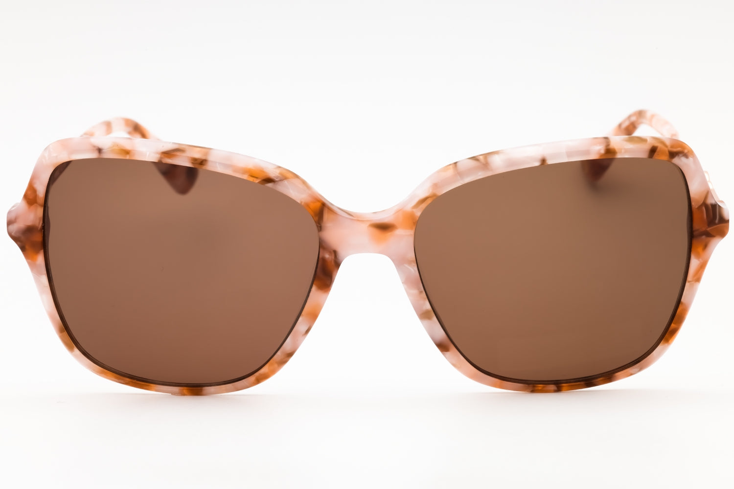 Anne Klein AK7093 Tortoiseshell Acetate Sunglasses — Olive, view 2