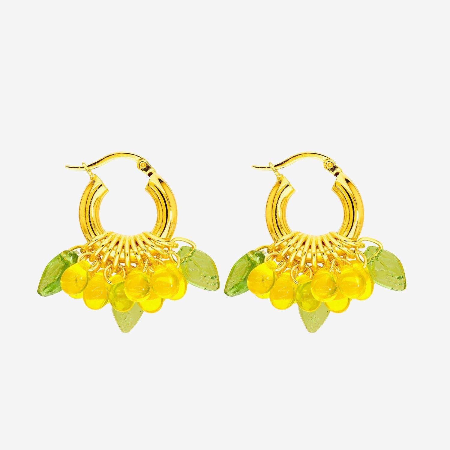 Annele Earrings — Gold, view 2