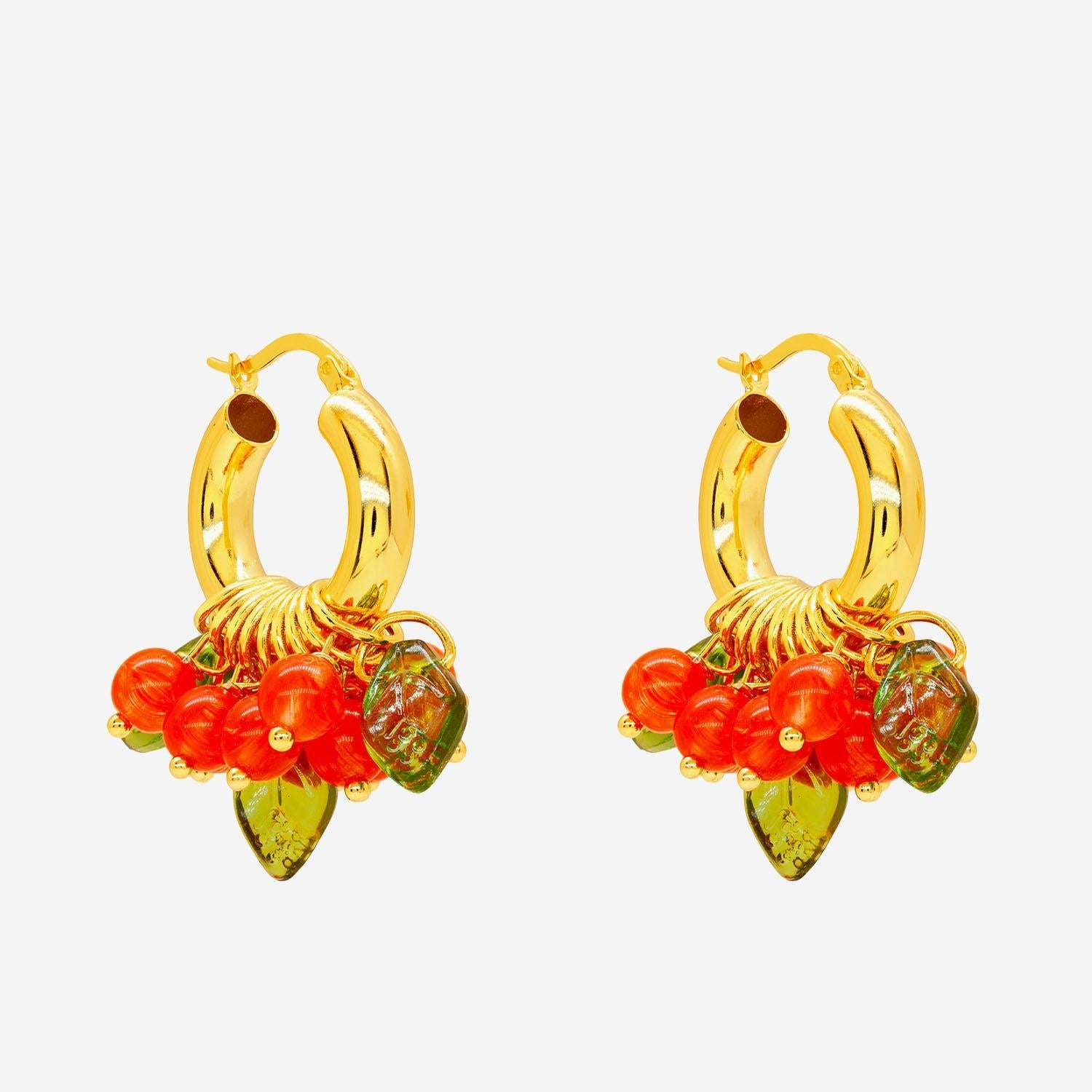 Annele Earrings — Gold, view 2