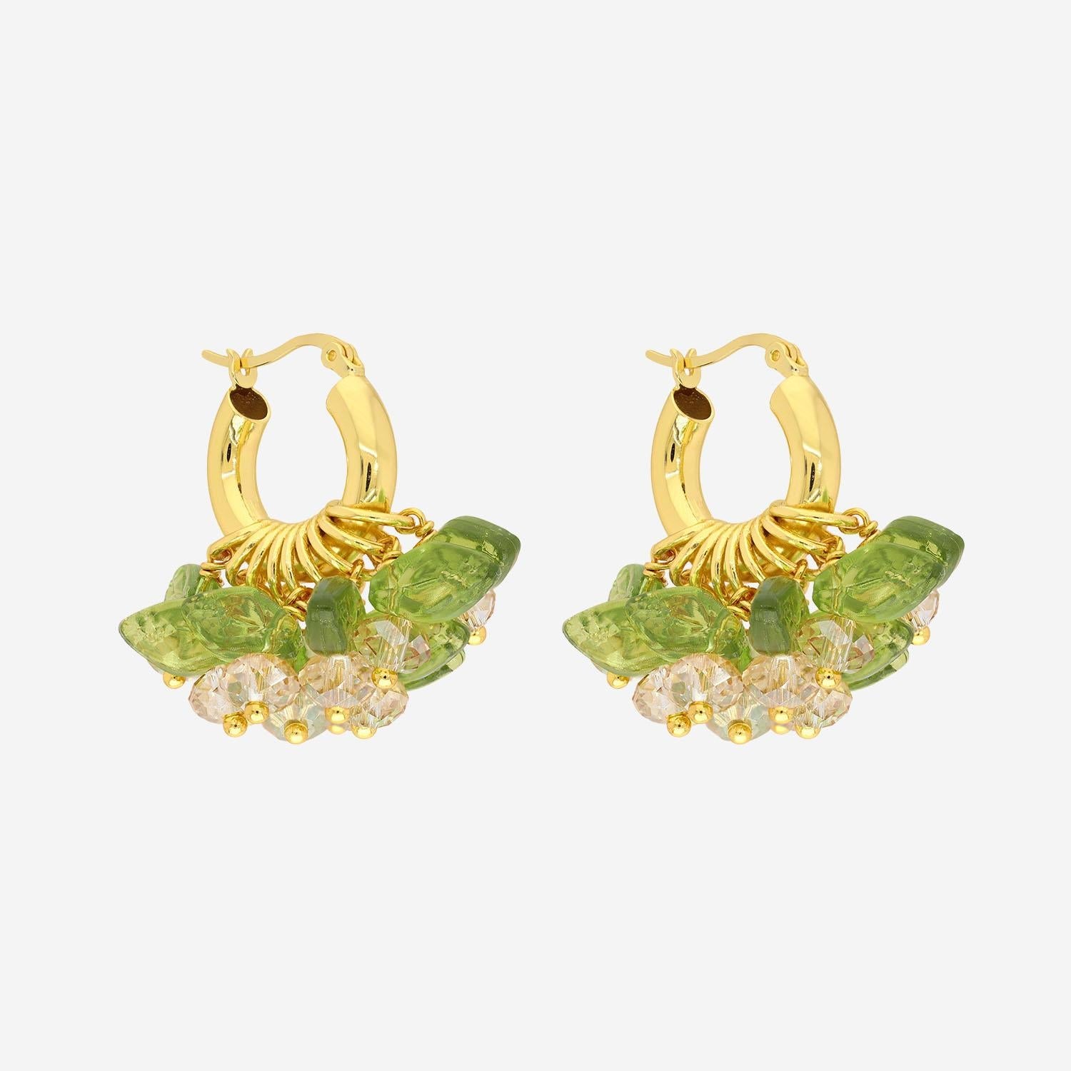 Annele Vanilla Fields Earrings — Gold, view 2