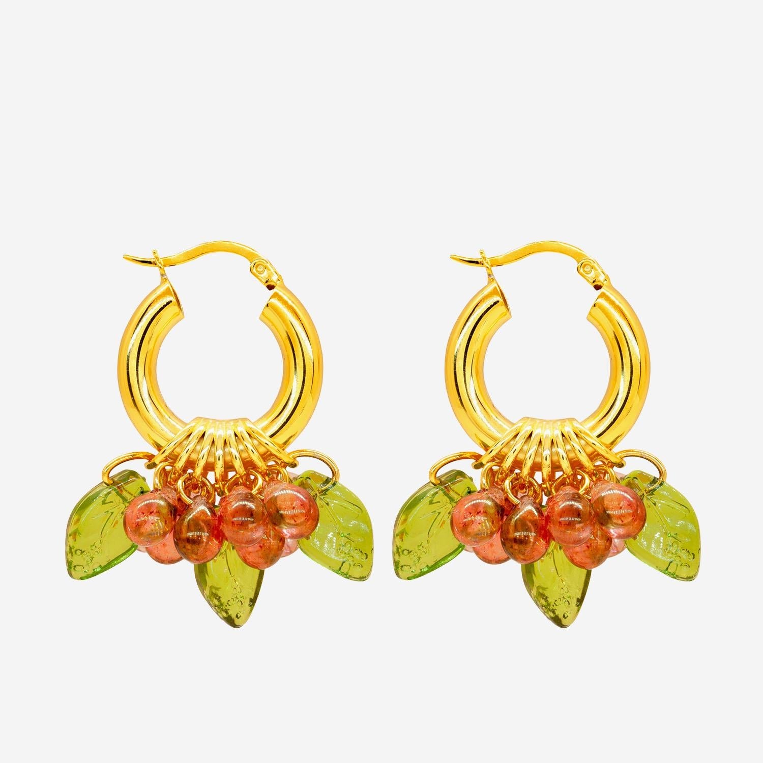 Annele Earrings — Gold, view 2