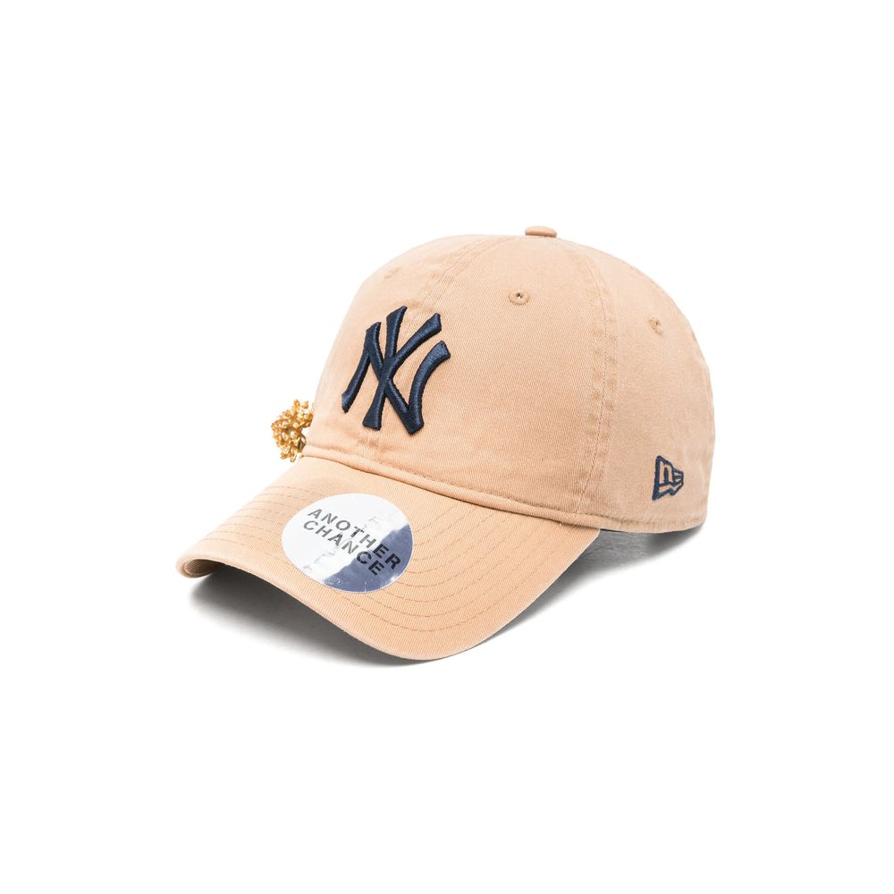 Another Chance CAP Logo-Embroidered Baseball Cap — Beige by Another Chance