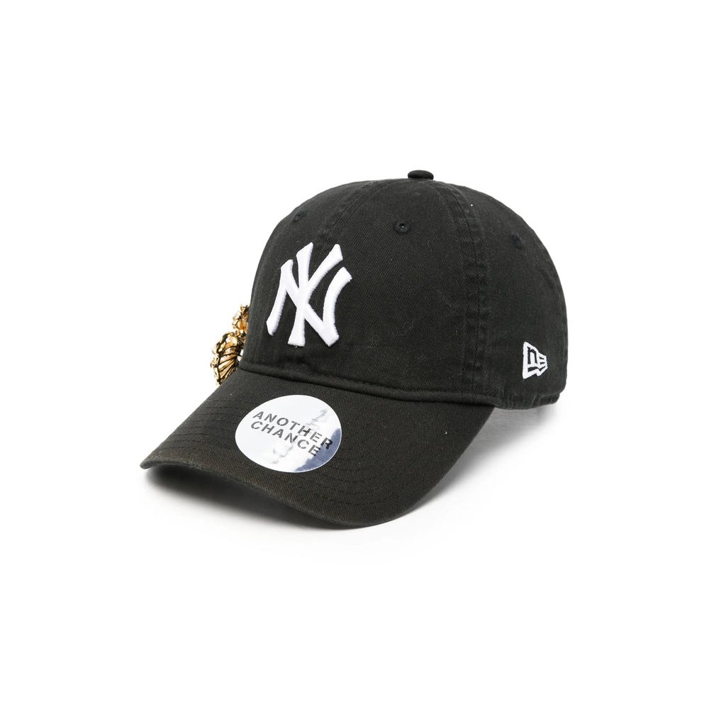 Another Chance CAP Logo-Embroidered Baseball Cap — Black by Another Chance