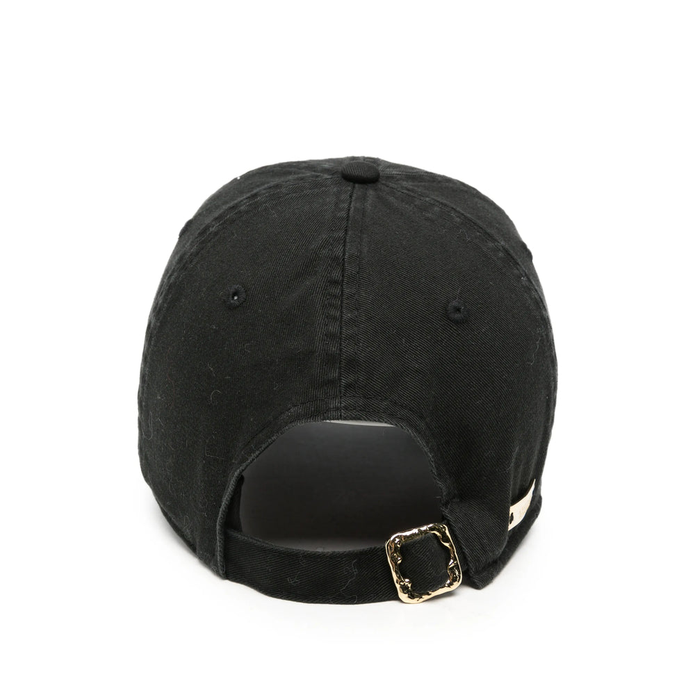 Another Chance CAP Logo-Embroidered Baseball Cap — Black, view 3