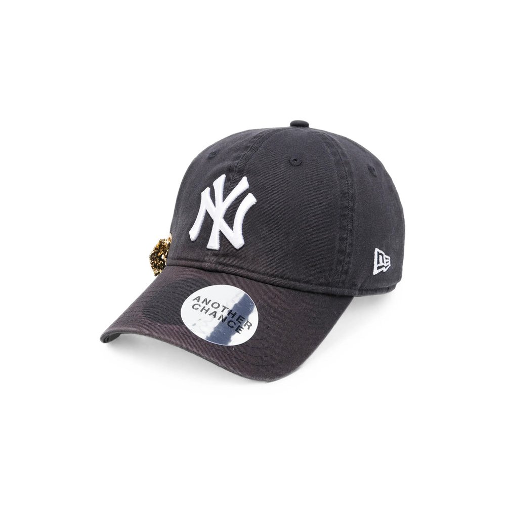 Another Chance CAP Logo-Embroidered Baseball Cap — Navy by Another Chance