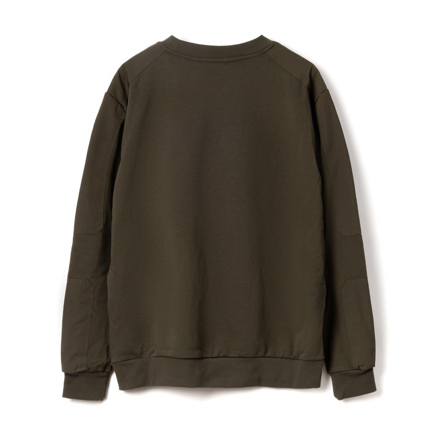 Antony Morato Cotton-Blend Regular Fit Sweatshirt — Green, view 2
