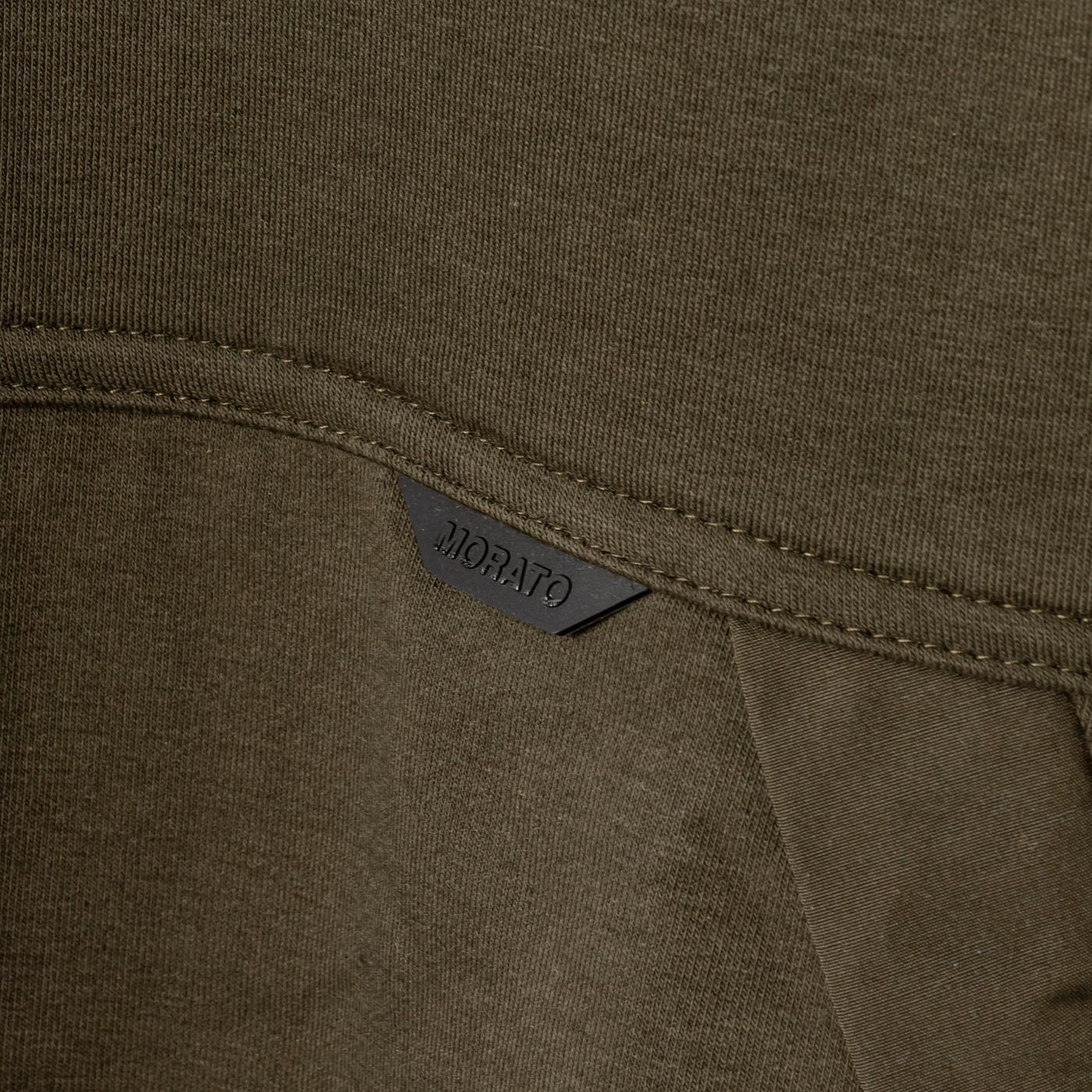 Antony Morato Cotton-Blend Regular Fit Sweatshirt — Green, view 4