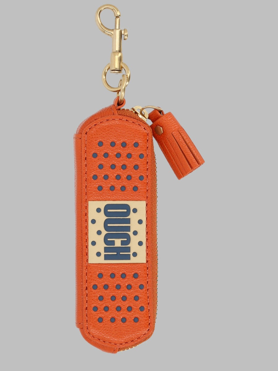 Anya Hindmarch Leather Bag Charm — Orange by Anya Hindmarch
