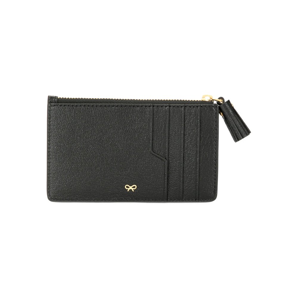 Anya Hindmarch EYEs-Motif Leather Card Case — Black, view 3