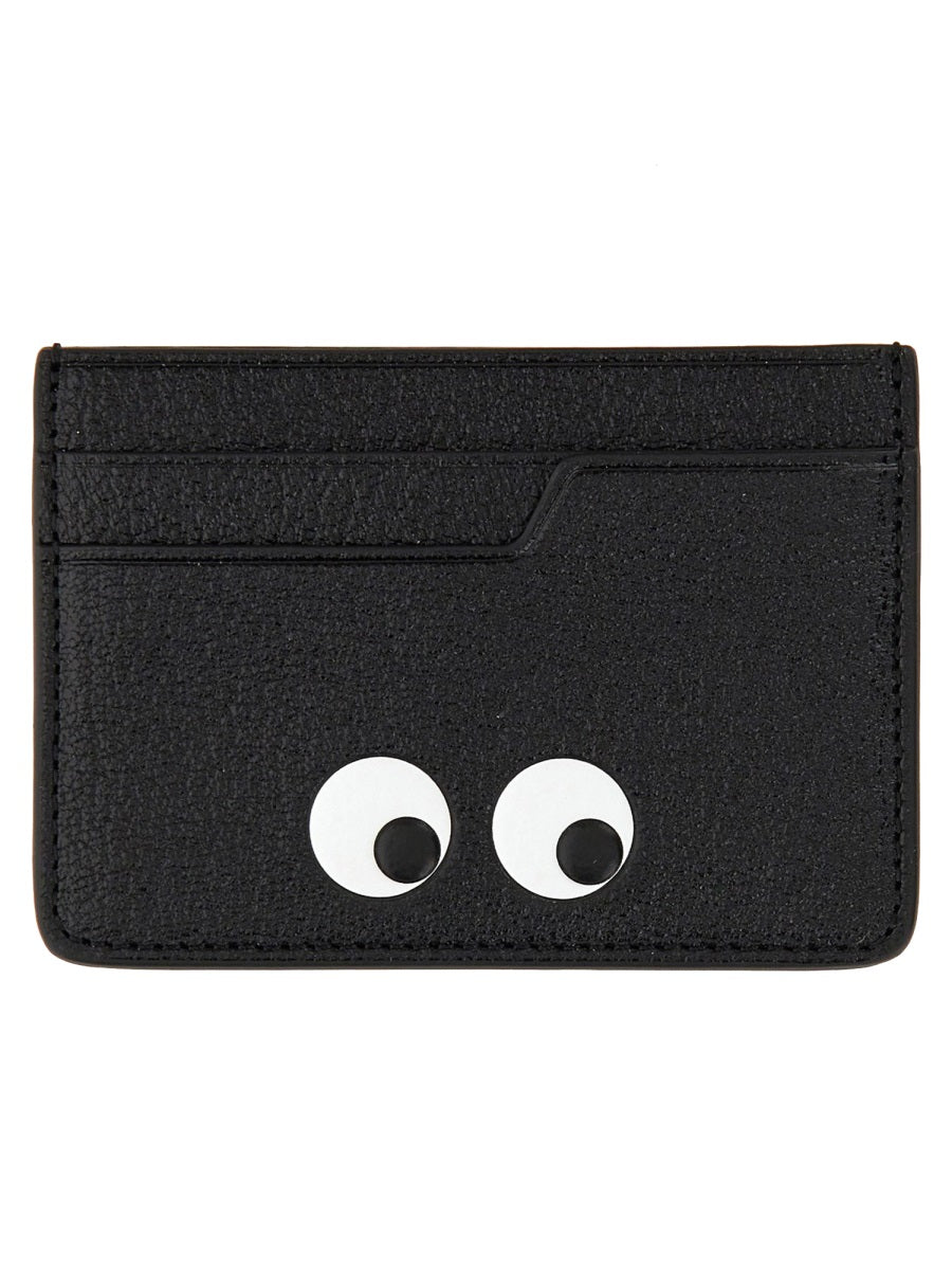 Anya Hindmarch Eyes Card Case — Black by Anya Hindmarch