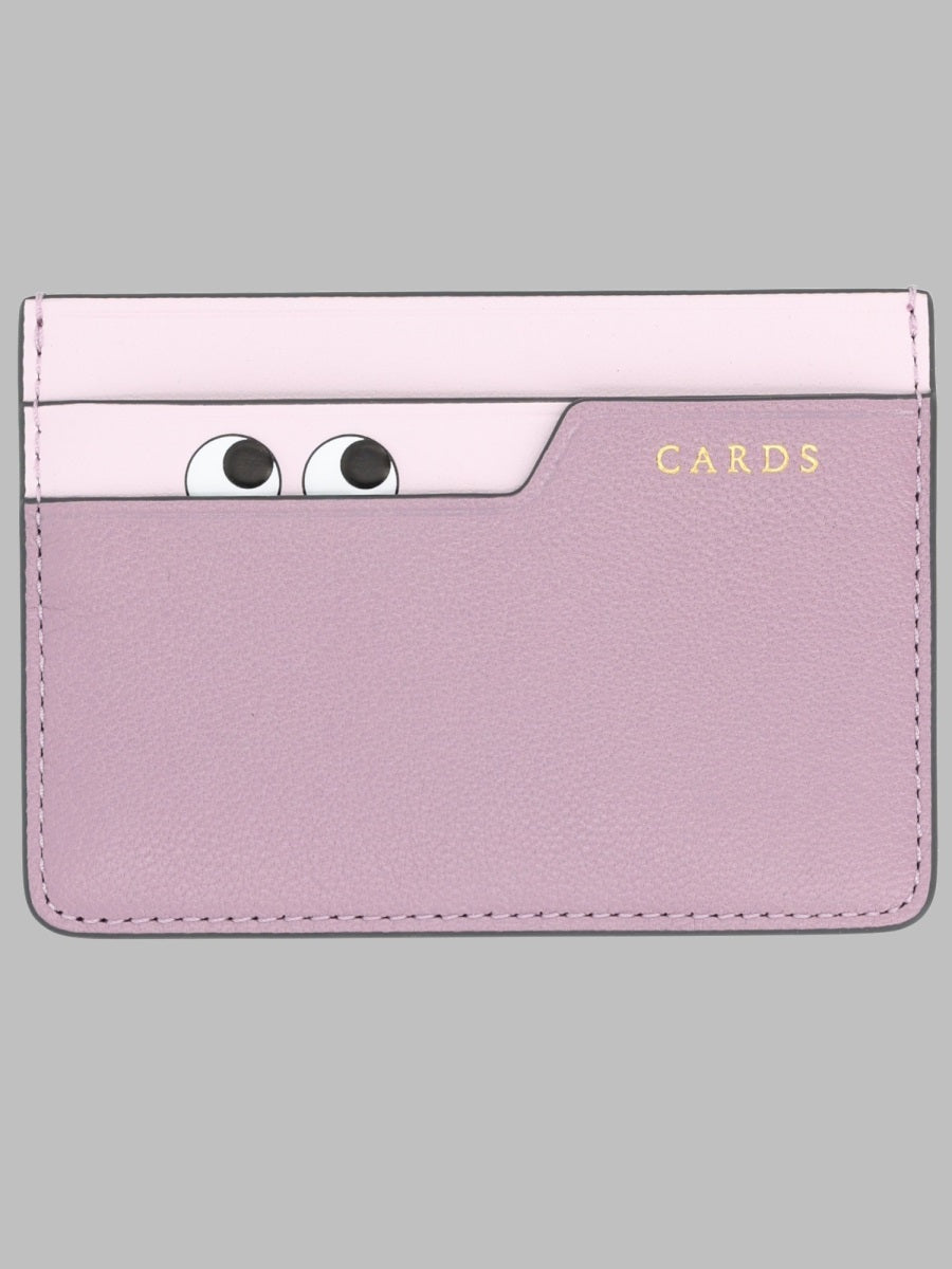 Anya Hindmarch Peeping Eyes Card Case — Purple by Anya Hindmarch