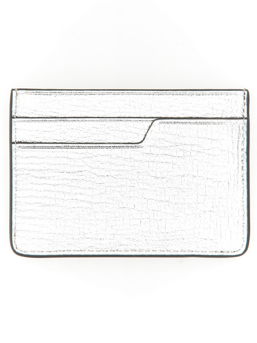 Anya Hindmarch Eyes Motif Silver Card Case — Silver by Anya Hindmarch