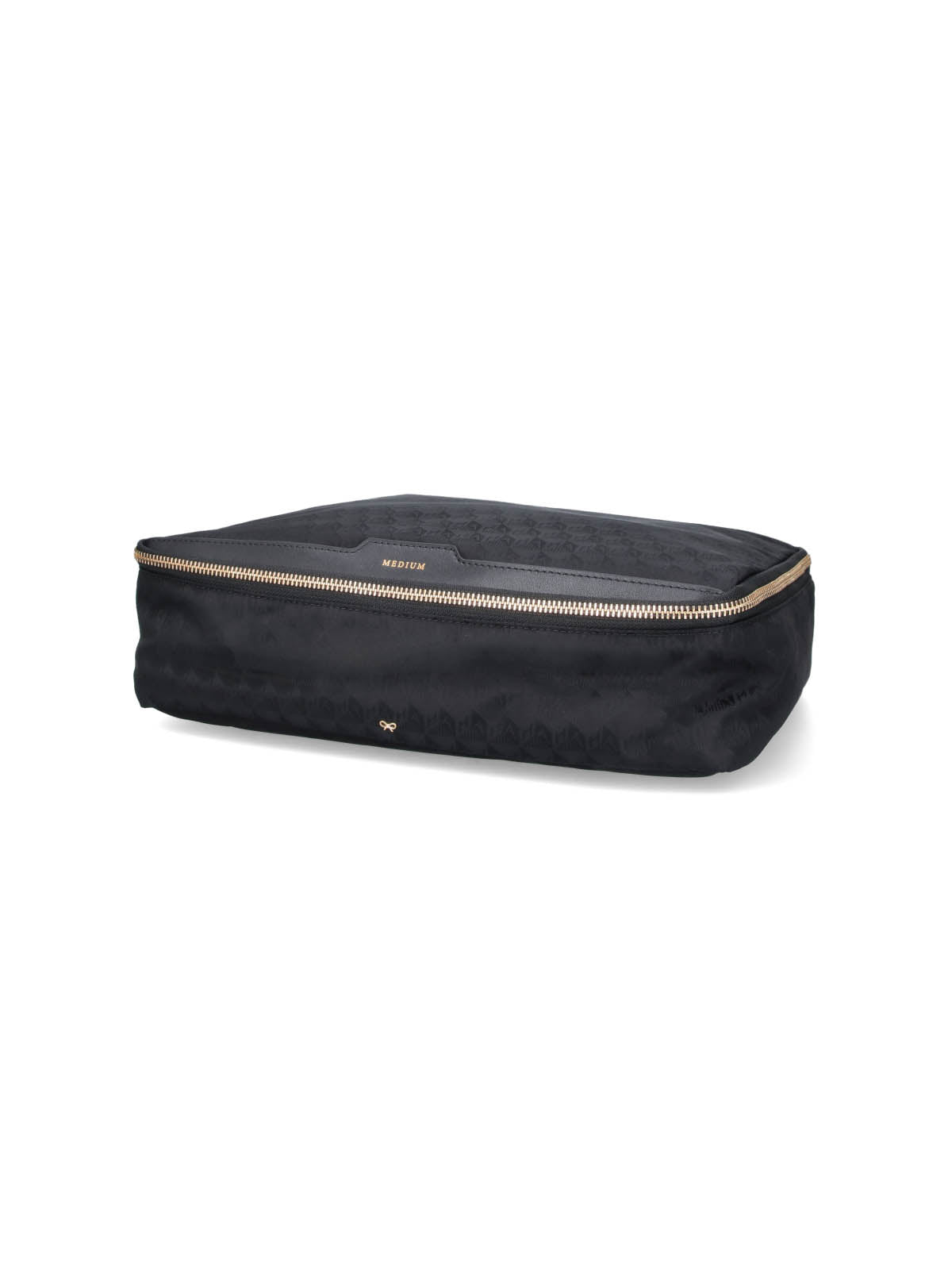 Anya Hindmarch Recycled Nylon Clutch — Black, view 2