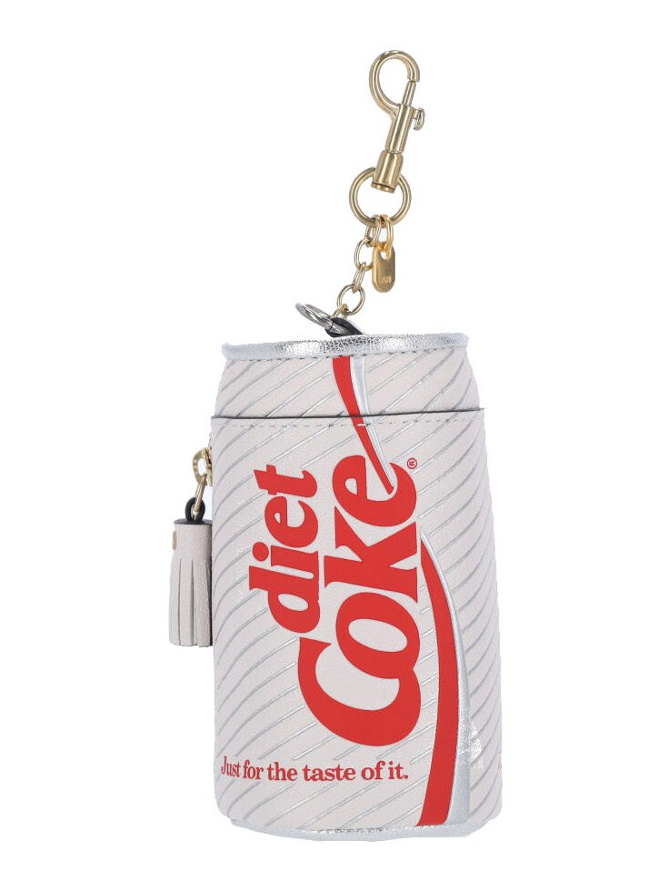 Anya Hindmarch Diet Coke Can Novelty Design Coin Purse — White, view 2