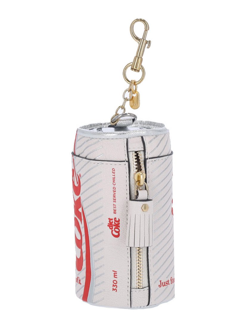 Anya Hindmarch Diet Coke Can Novelty Design Coin Purse — White, view 3