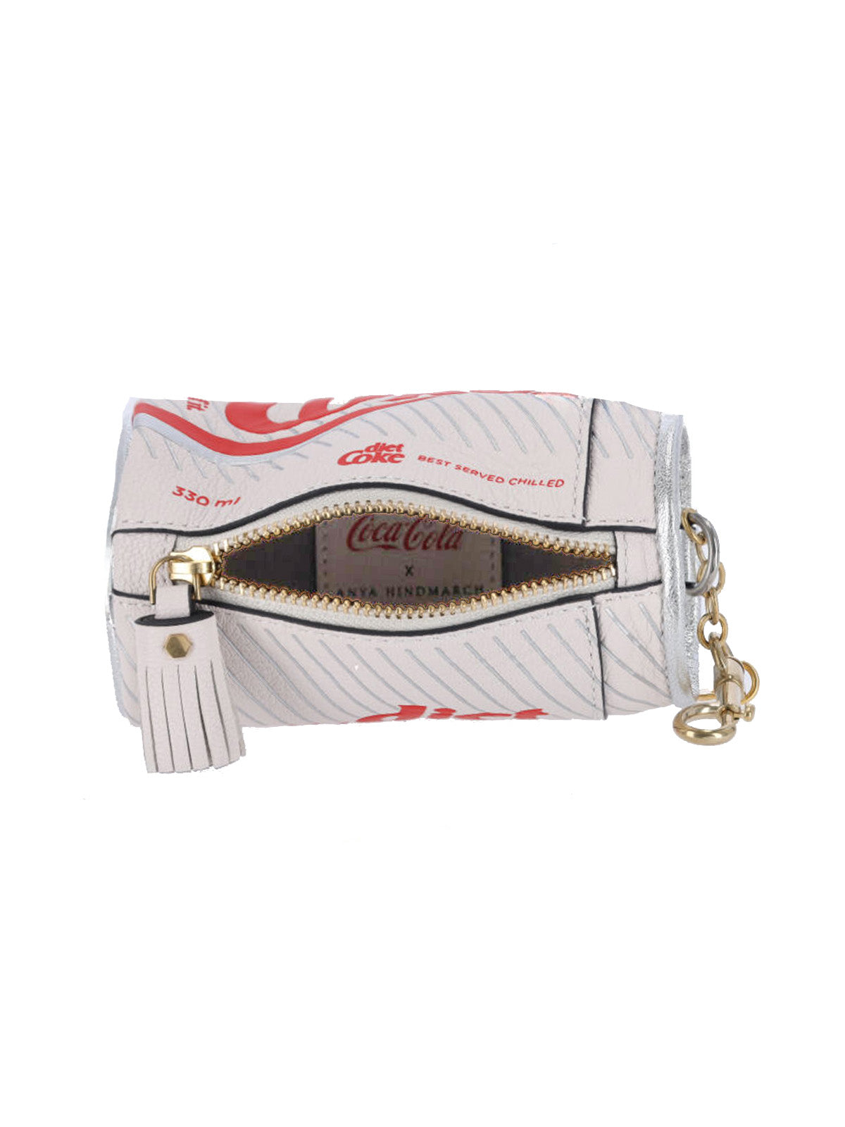 Anya Hindmarch Diet Coke Can Novelty Design Coin Purse — White, view 5