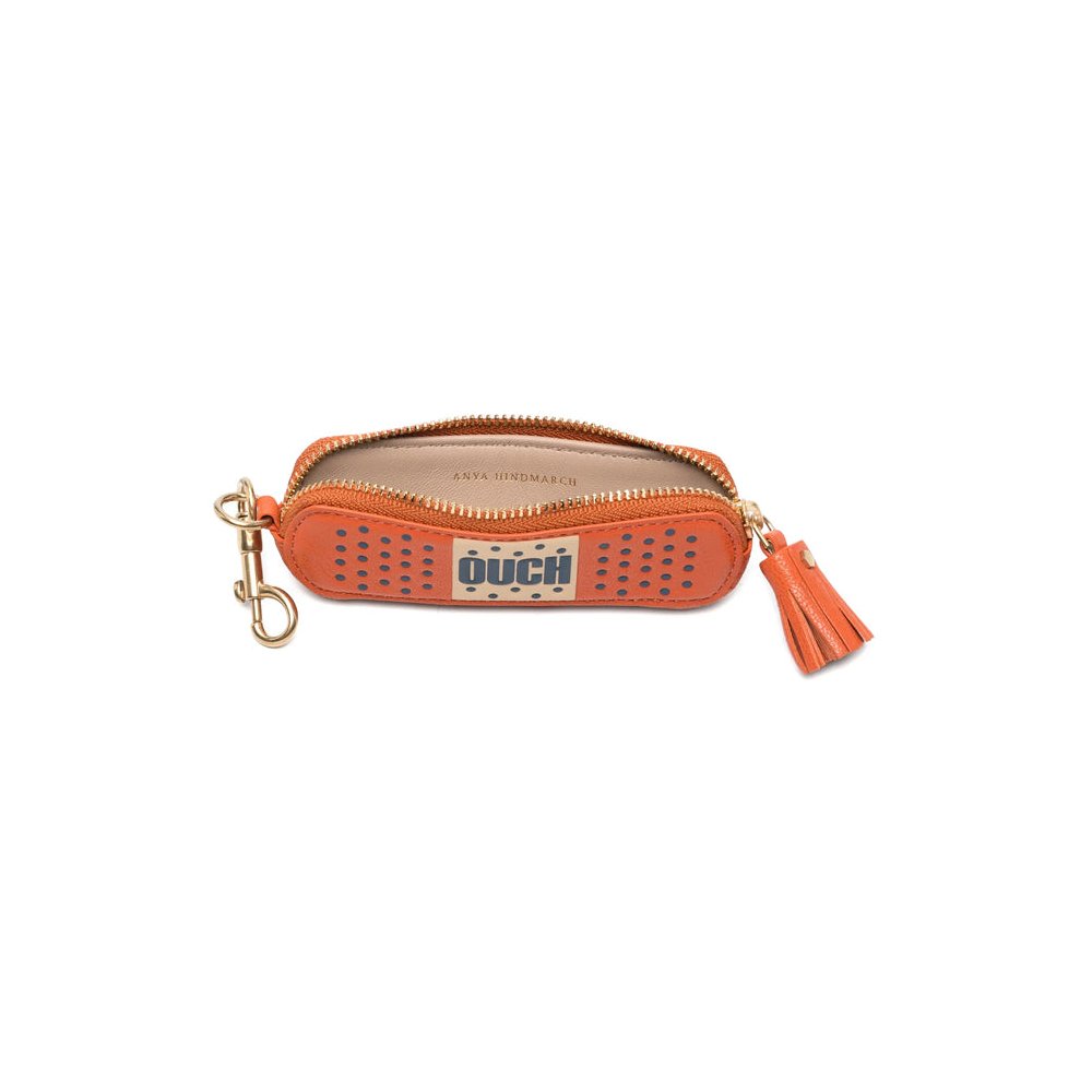 Anya Hindmarch Dkcle Keychain — Orange, view 2