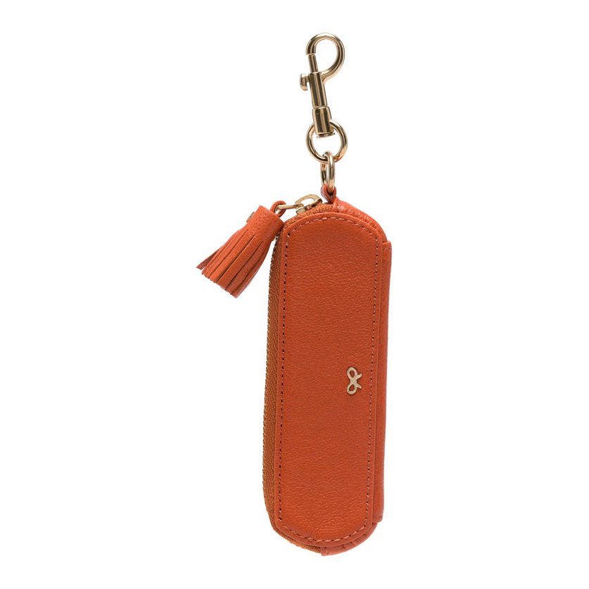 Anya Hindmarch Dkcle Keychain — Orange, view 3