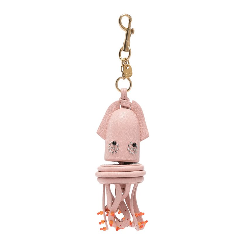 Anya Hindmarch Jellyfish Charm Key Case — Pink by Anya Hindmarch
