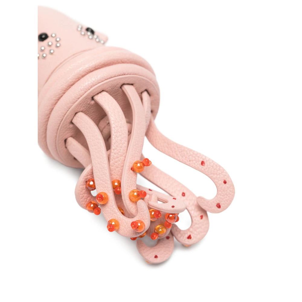 Anya Hindmarch Jellyfish Charm Key Case — Pink, view 2