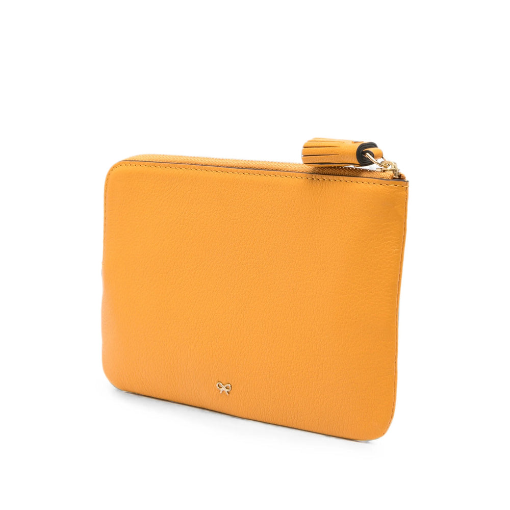 Anya Hindmarch Marig Zip Pouch — Orange, view 2