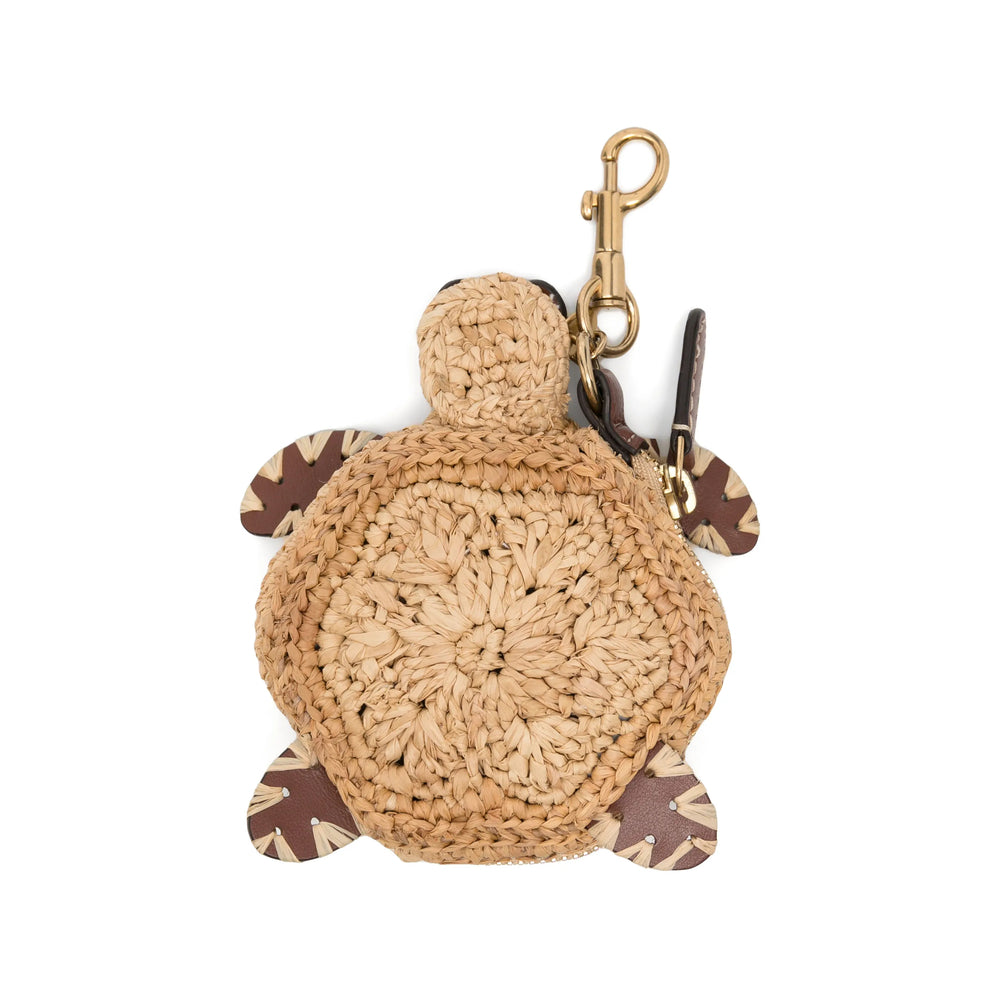 Anya Hindmarch Natra Bag Charm — Beige, view 2