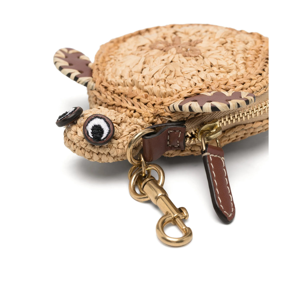 Anya Hindmarch Natra Bag Charm — Beige, view 3