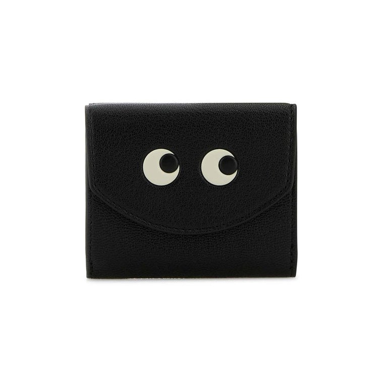 Anya Hindmarch Calf Leather Wallet — Black by Anya Hindmarch