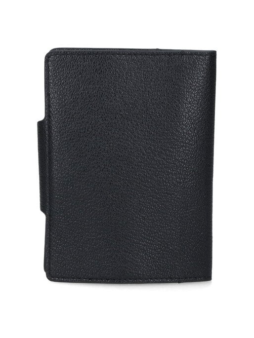 Anya Hindmarch Eyes Embellished Goat Leather Wallet — Black, view 3